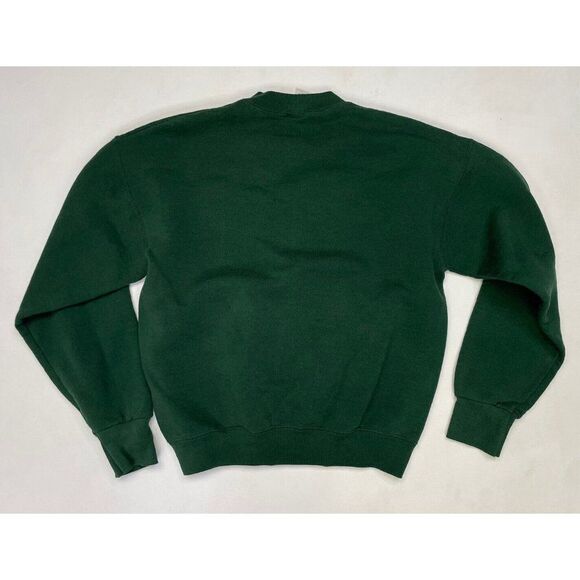 VINTAGE Miccosukee Indian Gaming Sweatshirt Men Medium Green Embroidered - Picture 3 of 5